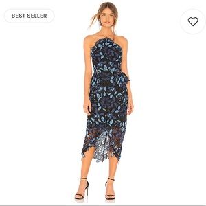 ELLIATT Times Dress in Blue Multi